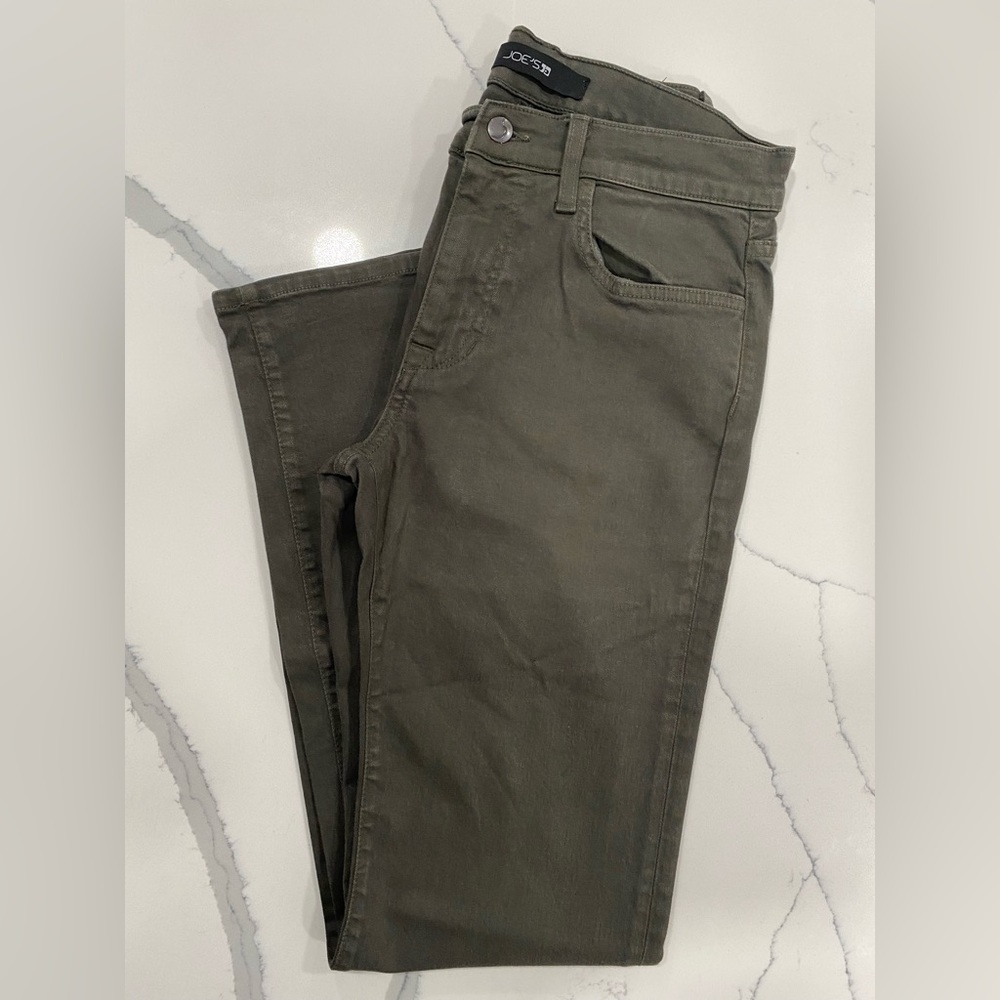 Joe’s olive green denim